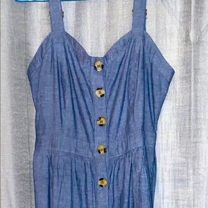 Blue Denim Button down dress